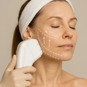 Woman having HI-FU to reduce wrinkles call LA LIPO Brighton and Hove Now!
