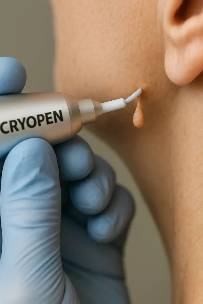 Cryopen for skin tags removal Brighton and Hove speak to our team today!