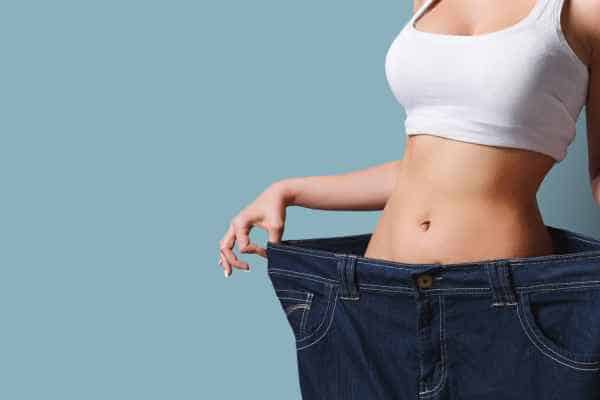 woman after fat reduction treatment Brighton and Hove