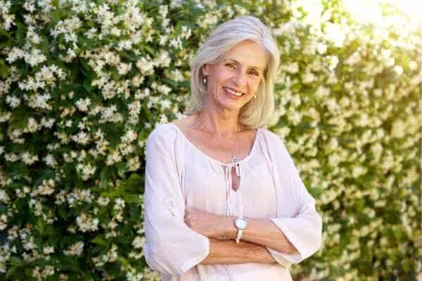 Older woman happy with urinary incontinence treatment Brighton and Hove