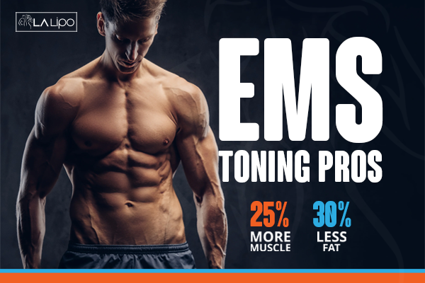 Image of man with sculpted stomach showing the fat loss and muscle gain of LA-EMS Body Sculpting Treatment Brighton and Hove